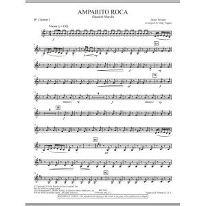 Amparito Roca - Bb Clarinet 3