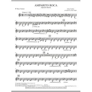 Amparito Roca - Bb Bass Clarinet