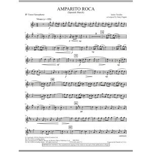 Amparito Roca - Bb Tenor Saxophone