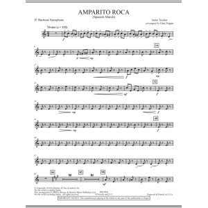 Amparito Roca - Eb Baritone Saxophone
