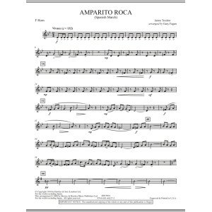 Amparito Roca - F Horn