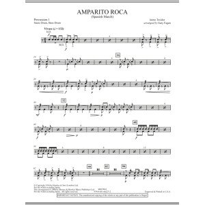 Amparito Roca - Percussion 1