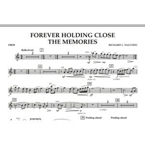 Forever Holding Close the Memories - Oboe