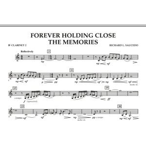 Forever Holding Close the Memories - Bb Clarinet 2