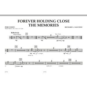 Forever Holding Close the Memories - Percussion