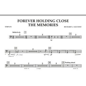 Forever Holding Close the Memories - Timpani