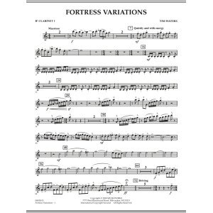 Fortress Variations - Bb Clarinet 1