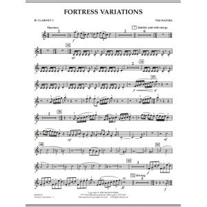 Fortress Variations - Bb Clarinet 3