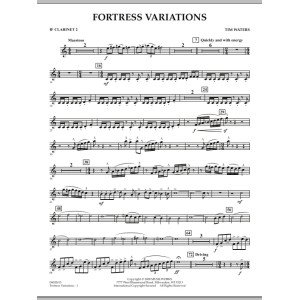 Fortress Variations - Bb Clarinet 2