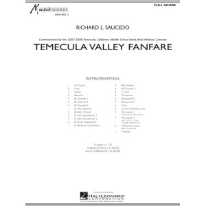 Temecula Valley Fanfare - Full Score