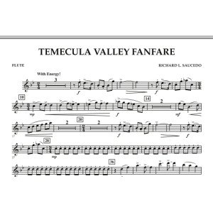 Temecula Valley Fanfare - Flute