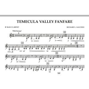 Temecula Valley Fanfare - Bb Bass Clarinet