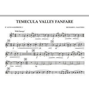 Temecula Valley Fanfare - Eb Alto Saxophone 2