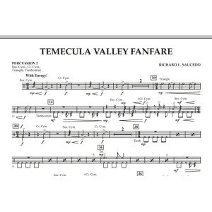 Temecula Valley Fanfare - Percussion 2