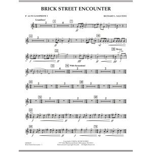 Brick Street Encounter - Eb Alto Saxophone 1