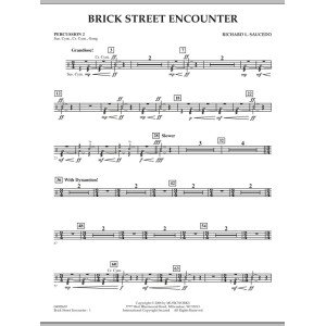 Brick Street Encounter - Percussion 2