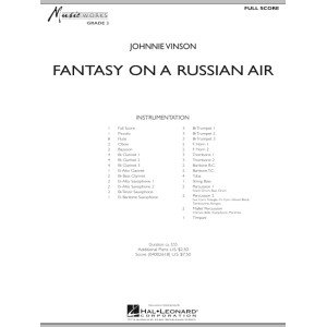 Fantasy on a Russian Air - Full Score