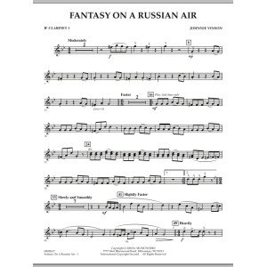Fantasy on a Russian Air - Bb Clarinet 1