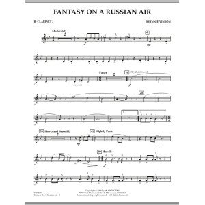 Fantasy on a Russian Air - Bb Clarinet 2