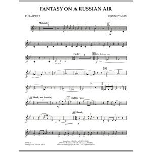 Fantasy on a Russian Air - Bb Clarinet 3