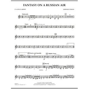 Fantasy on a Russian Air - Eb Alto Clarinet