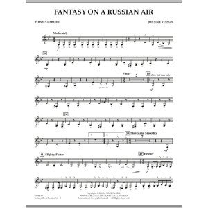 Fantasy on a Russian Air - Bb Bass Clarinet