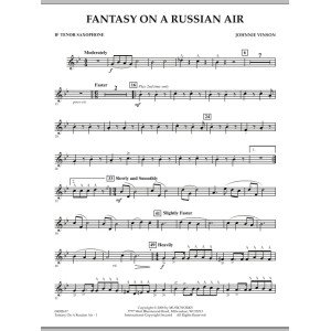 Fantasy on a Russian Air - Bb Tenor Saxophone