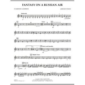 Fantasy on a Russian Air - Eb Baritone Saxophone