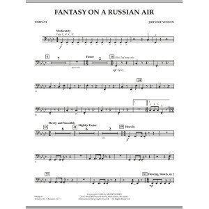 Fantasy on a Russian Air - Timpani