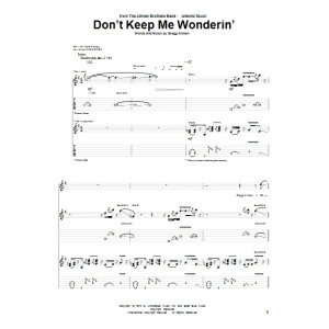 Don't Keep Me Wonderin'