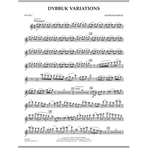 Dybbuk Variations - Flute 2