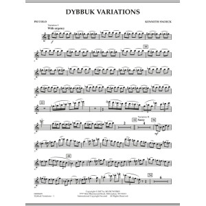 Dybbuk Variations - Piccolo