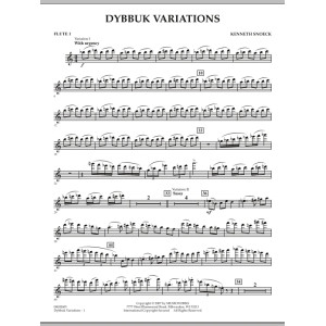 Dybbuk Variations - Flute 1