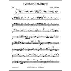 Dybbuk Variations - Oboe 1