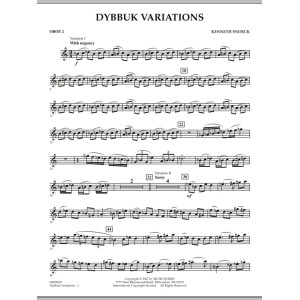 Dybbuk Variations - Oboe 2