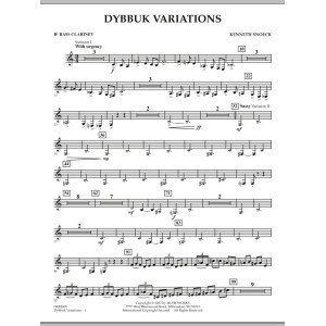 Dybbuk Variations - Bb Bassklarinette