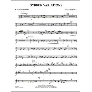 Dybbuk Variations - Eb Alto Saxophone 2