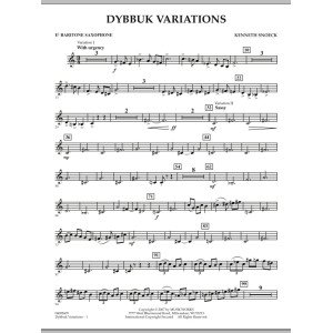 Dybbuk Variations - Eb Baritone Saxophone