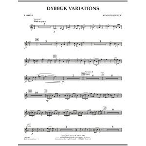 Dybbuk Variations - F Horn 1