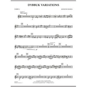 Dybbuk Variations - F Horn 4