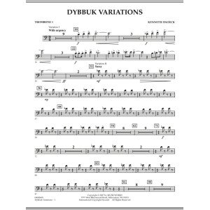 Dybbuk Variations - Trombone 1