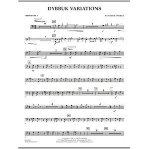Dybbuk Variations - Trombone 3