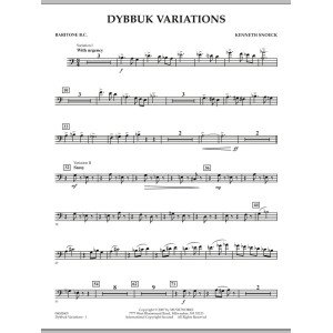 Dybbuk Variations - Baritone B.C.