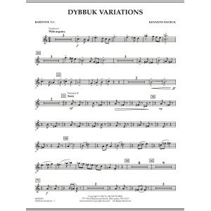 Dybbuk Variations - Baritone T.C.