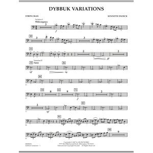 Dybbuk Variations - String Bass
