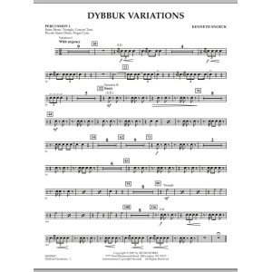 Dybbuk Variations - Percussion 1
