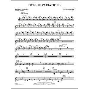 Dybbuk Variations - Mallet Percussion 1