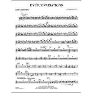 Dybbuk Variations - Mallet Percussion 2