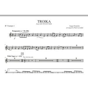 Troika (from "Lieutenant Kije") - Bb Trumpet 1