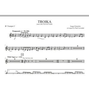 Troika (from "Lieutenant Kije") - Bb Trumpet 2
